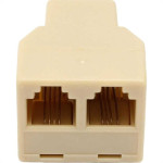 Emenda Femea Dupla Asantos Para Plug Rj45 4706