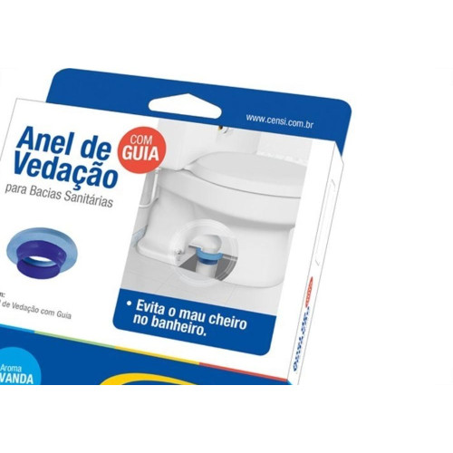 Anel De Vedacao Para Vaso Censi Borracha Com Guia 7490