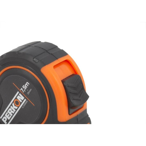 Trena Perkon Emborrachada Com Trava 7,5M/25Mm Ponta Magnetica 1168