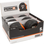 Trena Perkon Emborrachada Basica 5M/25Mm Com Trava 1173 - Kit C/6 