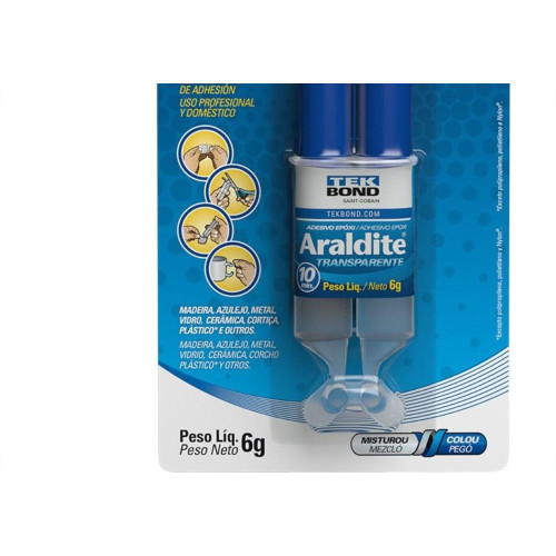 Araldite Tekbond Transparente Equotseringaequot 6 Gramas 10 Minutos 