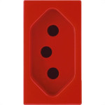 Kit C/2 - Modulo Soprano Ilus (Tomada 20A Vermelho) 5Ub99008