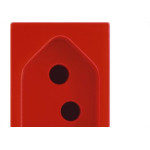 Kit C/2 - Modulo Soprano Ilus (Tomada 20A Vermelho) 5Ub99008