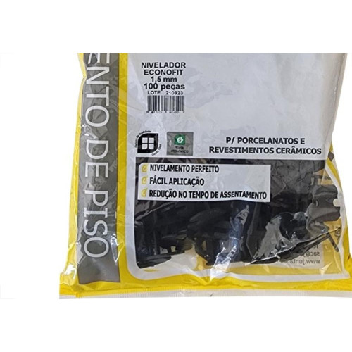 Espacador Nivelador Juntalider 2,0Mm Com 100Pecas 