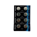 Pilha Brasfort Bateria ''Lr44'' Relogio 1.5V Alcalina Cartela Com 10 Pecas 7418