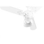 Ventilador Teto Ventidelta New Ligth 3 Pas Branco 127V 38-3148