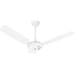 Ventilador Teto Ventidelta Comercial 3 Pas Branco 127V 36-3100