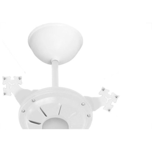 Ventilador Teto Ventidelta New Cristal Ligth 3 Pas Branco 220V 38-3238