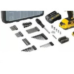 Furadeira Parafusadeira Stanley Impacto 1/2'' 20V 2Baterias 1.5Ah Com 100 Acessorios Sbd715C2Ka-Br