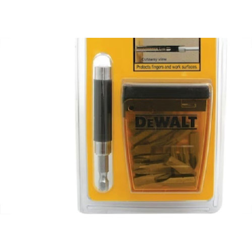 Ponteira Dewalt Fenda Com Guia Magnetica Com 16 Pecas Dw2053