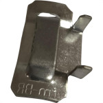 Fecho Para Fita De Aco Inox Perkon Dentado Inox 3/4X1'' 06300 - Kit C/50 