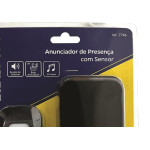 Anunciador De Presenca Brasfort Com Sensor Preto 7746