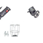 Pendente Arame Tomada Bivolt 5M Medio Braco Articulado Com Chave Liga/Desliga Com Ima ''Soquete E27'' Cf061