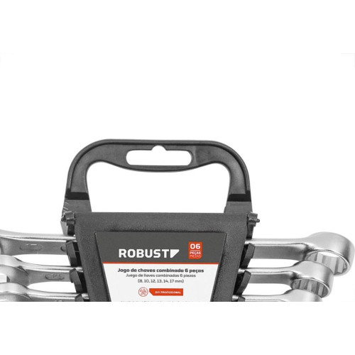 Chave Combinada Robust 8 A 17Mm Com 6 Pecas 