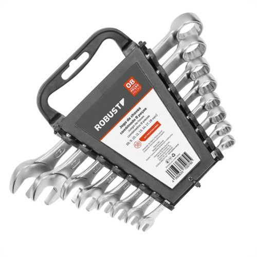 Chave Combinada Robust 8 A 19Mm Com 8 Pecas 