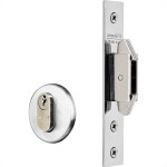 Fechadura Silvana Porta Correr 4500 Redonda Cromada 95026
