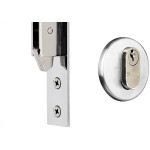 Fechadura Silvana Porta Correr 4500 Redonda Cromada 95026