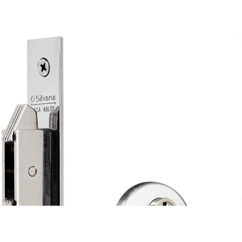 Fechadura Silvana Porta Correr 4500 Redonda Cromada 95026