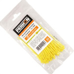 Abracadeira Nylon Perkon Amarela 25X100 50 Pecas 1361