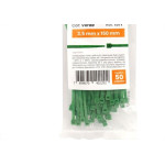 Abracadeira Nylon Perkon Verde 35X150 50 Pecas 1371