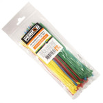 Abracadeira Nylon Perkon Amarela/Azul/Verde/Vermelha 2,5X200 100 Pecas 1377