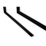 Suporte Prateleira Hayner Reforcada Smf Preta 30Cm Peca 801510