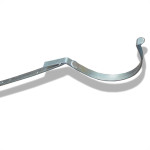 Suporte Calha Hayner Modelo Tigre Fixa Zincado 125Mm 25564