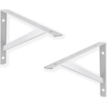 Suporte Prateleira Hayner Forte Branca 15Cm Peca 697261 - Kit C/12 