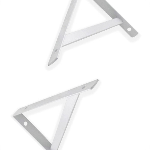 Suporte Prateleira Hayner Forte Branca 15Cm Peca 697261 - Kit C/12 
