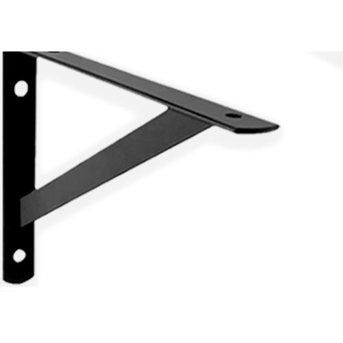 Suporte Prateleira Hayner Forte Preta 50Cm Peca 201597 - Kit C/12 