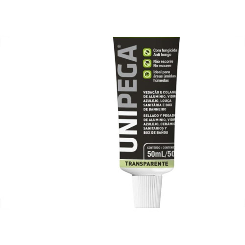 Cola Silicone Unipega 50G Uso Geral Incolor Bisnaga Aes0509.0333