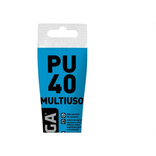 Cola Selante Pu40 Unipega Cinza 80G Bisnaga Aes0512.0576