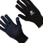 Luva Helanca Kalipso Com Pigmento Preto  - Kit C/12 