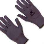 Luva Helanca Kalipso Nylon Cinza  - Kit C/12 
