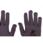 Luva Helanca Kalipso Nylon Cinza  - Kit C/12 