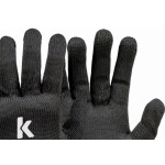 Luva Helanca Kalipso Nylon Preta  - Kit C/12 