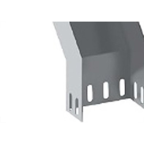 Curva Para Eletrocalha Vertical Externa Lisa Sem Virola Perfil Lider 90Â° 200 X 50 