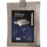 Lona Carreteiro Brasfort Cinza 3X 3M 150 Gramas Por M² 9041