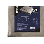 Lona Carreteiro Brasfort Cinza 3X 3M 150 Gramas Por M² 9041