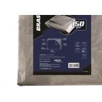 Lona Carreteiro Brasfort Cinza 5X 4M 150 Gramas Por M² 9045