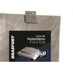 Lona Carreteiro Brasfort Cinza 7X 5M 150 Gramas Por M² 9048