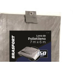 Lona Carreteiro Brasfort Cinza 7X 6M 150 Gramas Por M² 9049