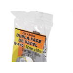 Fita Dupla Face Adelbras De Papel Branca 12 X 10M Flowpack 