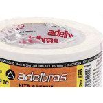 Fita Dupla Face Adelbras De Papel Branca 18 X 30M  - Kit C/4 
