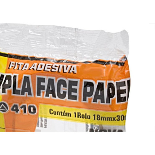 Fita Dupla Face Adelbras De Papel Branca 18 X 30M Flowpack 
