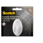 Gancho Adesivo 3M Scotch Medio 3Pecas Branco Hb004684294