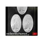 Gancho Adesivo 3M Scotch Medio 3Pecas Transparente Hb004684328