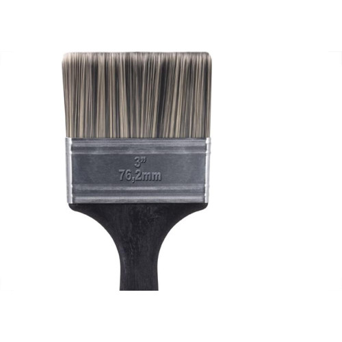 Pincel Trincha Pintura Roma   301 X 3'' Preta 301 007 - Kit C/12 