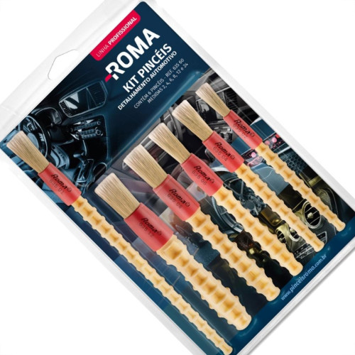 Pince Automotivo Roma Detalhamento Kit Com 6 Peças 635 60