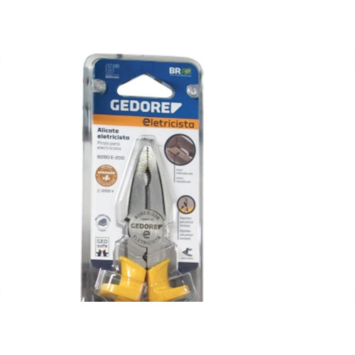 Alicate Eletricista Gedore Universal 8'' Amarelo 029450